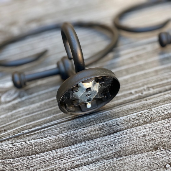 2 Industrial Hand Forged Wrought Iron Curtain Hook - Picture 4 of 4